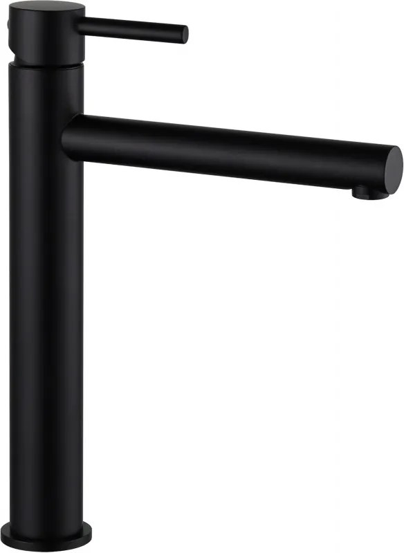 Mexen Elba rubinetto lavabo alto, nero - 74110-70