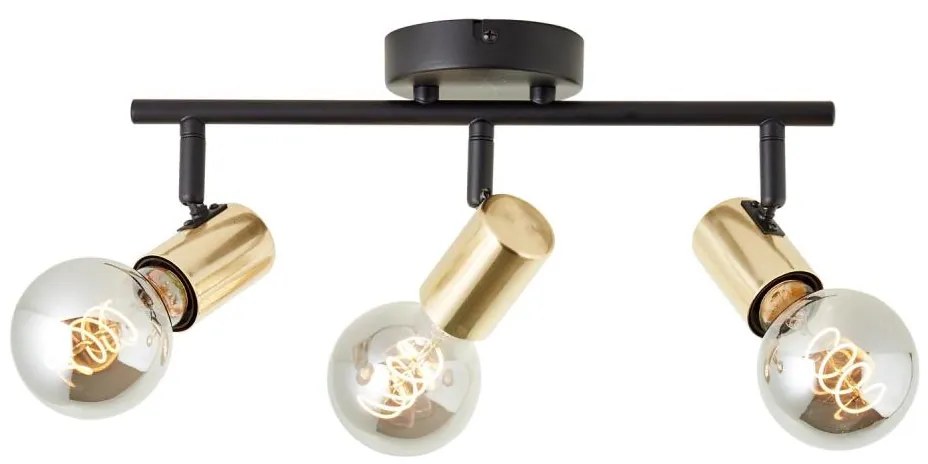 Brilliant - Faretto KERRY 3xE27/40W/230V nero/ottone