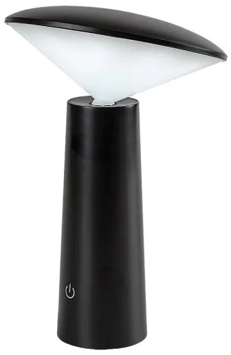Rabalux 77147-LED Lampada da tavolo touch ricaricabile e dimmerabile POLPERRO LED/3W/3,7V 1200mAh nero