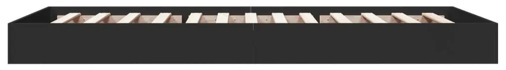 Giroletto nero 90x200 cm in legno multistrato