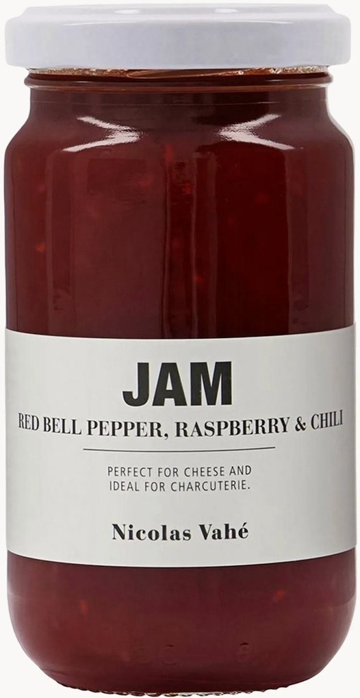 Marmellata: peperone rosso, lampone e peperoncino, set da 2
