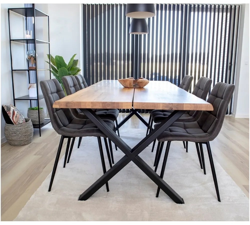 Sedie da pranzo in set grigio scuro 2 pz Moseby – Bonami Essentials