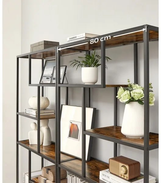 Libreria NAVARO marrone/nera