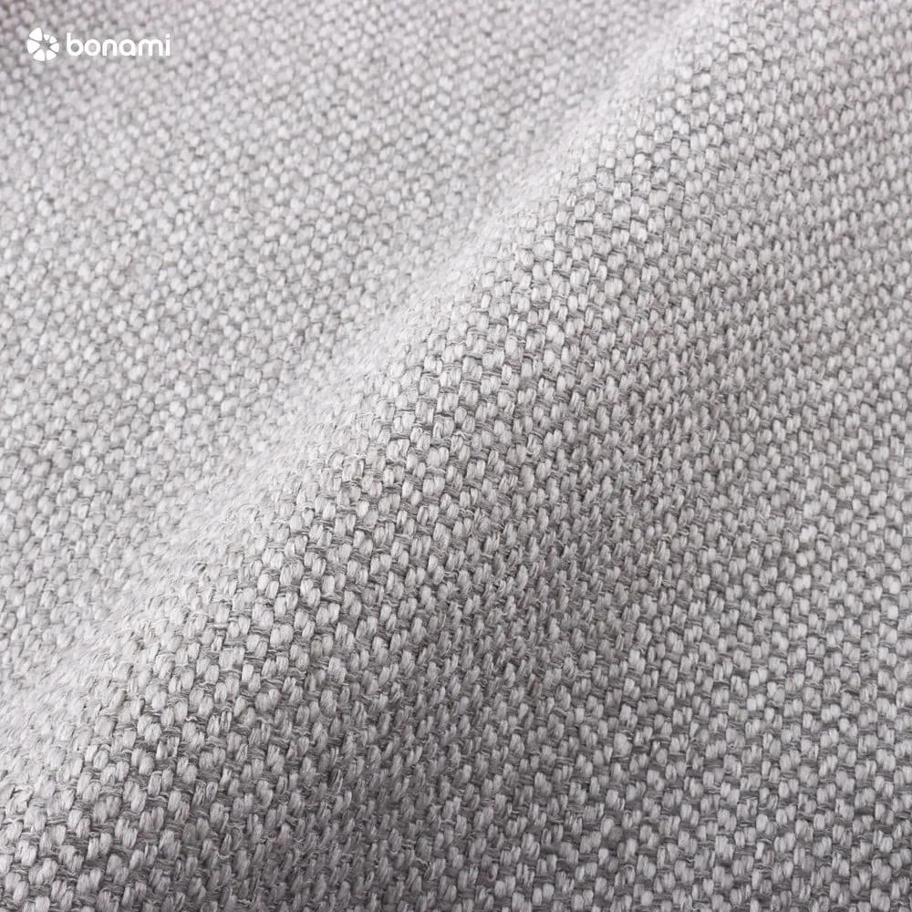 Letto matrimoniale imbottito grigio chiaro con contenitore e griglia 160x200 cm Arendal - Cosmopolitan Design
