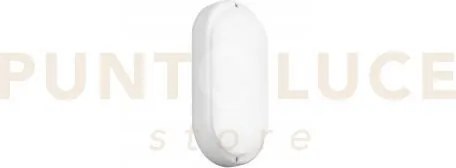 Plafoniera led flippy bianca 12w 1160lm 3000k ip54 9,5x3,8x19,5cm