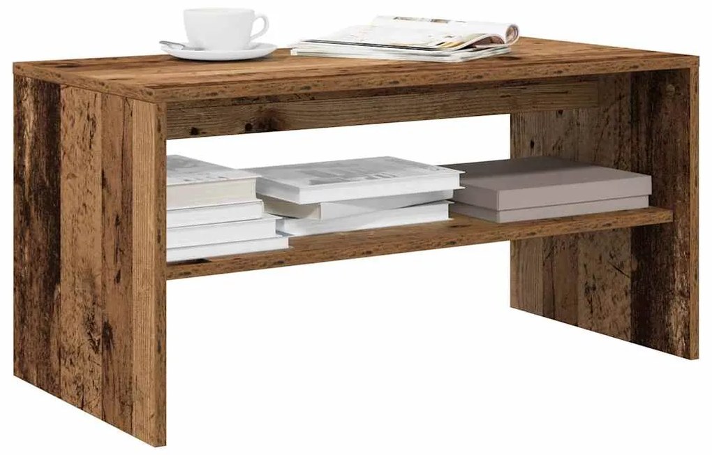 Mobile Porta Tv Legno Antico 80x40x40 Cm İn Legno Multistrato /
