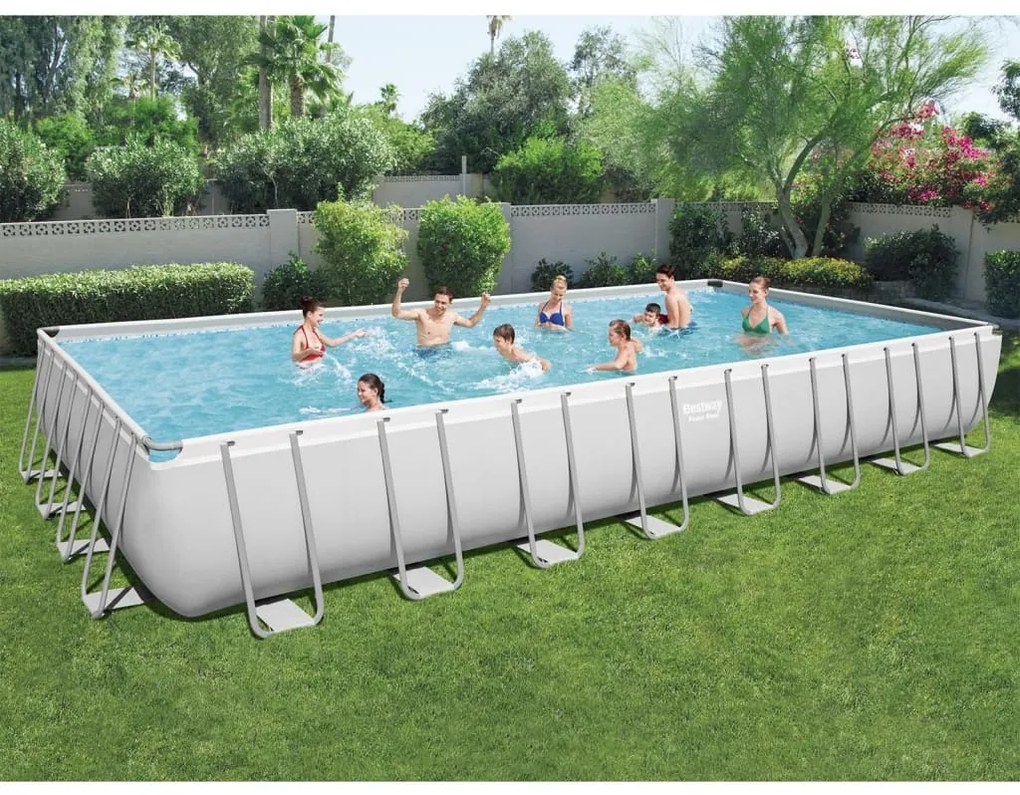 Power Steel Set Piscina 956x488x132 Cm /