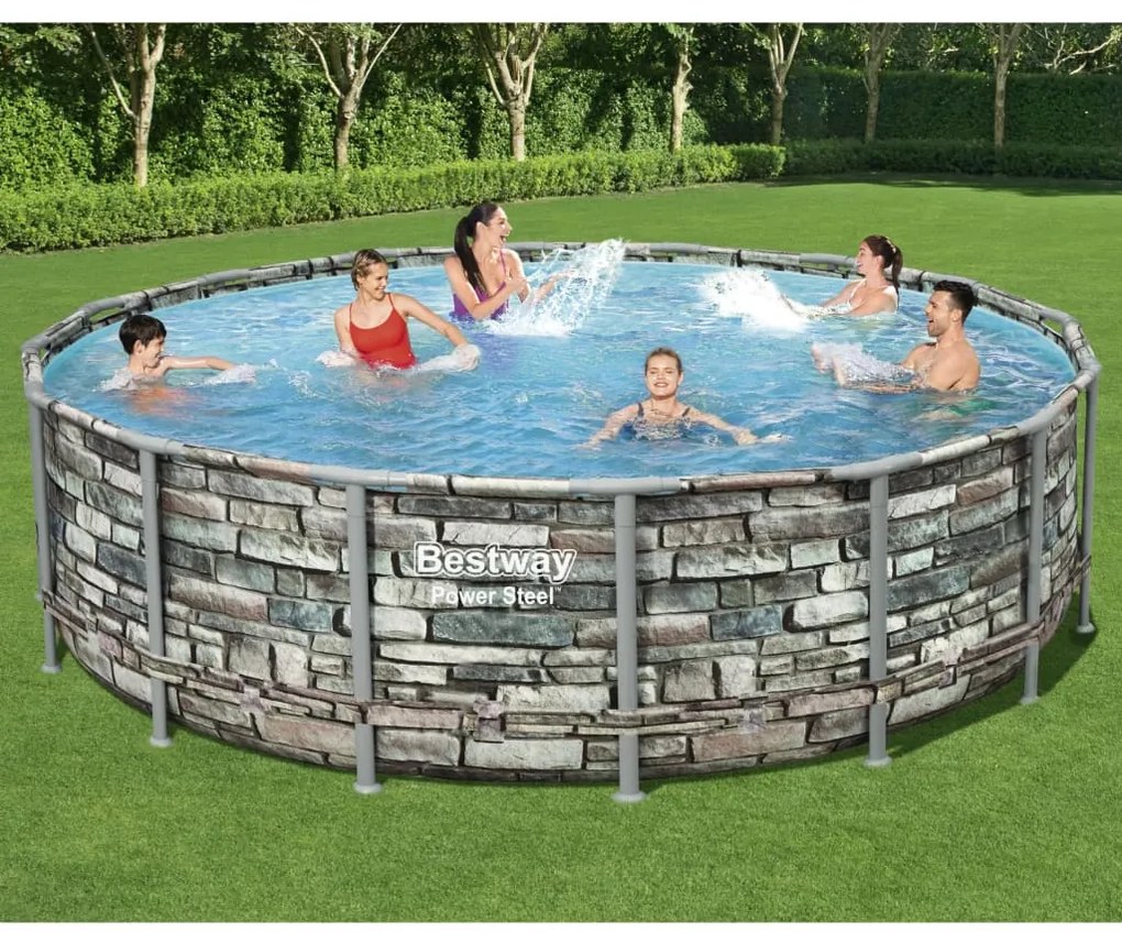 Set Piscina Power Steel 488x122 Cm /