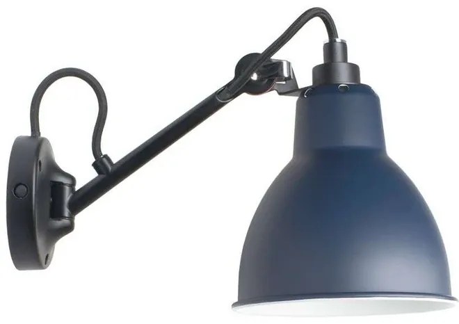 104 Applique da Parete Nero/Blu - Lampe Gras