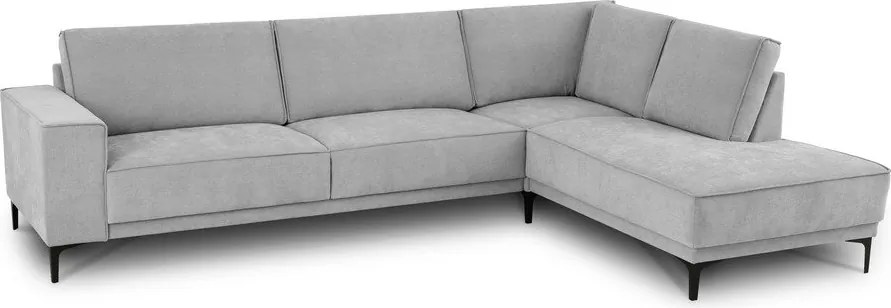Divano angolare grigio (con penisola a destra/a L) Copenhagen – Scandic