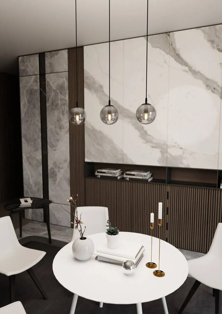 Lampadario a sospensione COSMO 3 BLACK GRAFIT