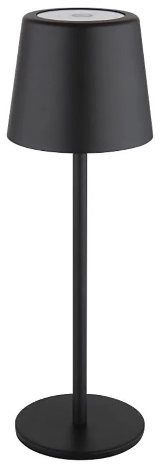 Globo 58482B-LED Lampada da tavolo ricaricabile da esterno dimmerabile VAN. 2W/5V 2200mAh IP44 nero