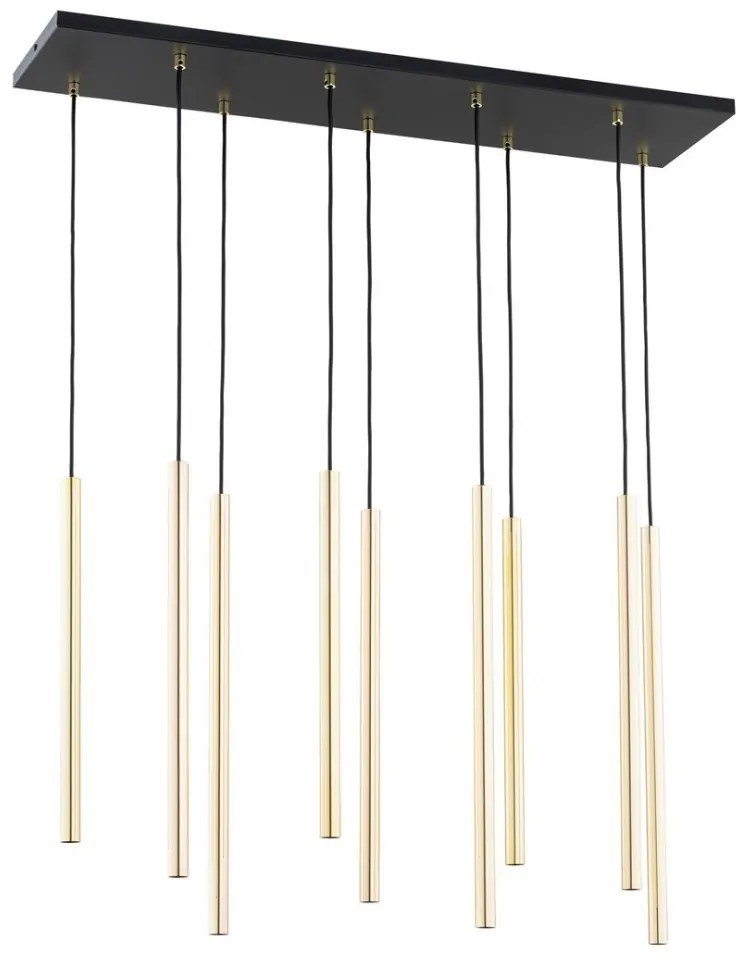 Lampada a Sospensione SELTER 9 BLACK, WHITE e GOLD Colore del corpo Oro