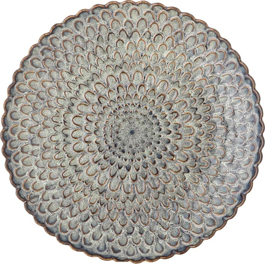 Set di piatti grigi in gres 4 pz ø 26,5 cm Katrina – Bloomingville