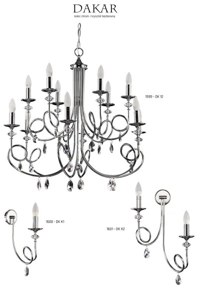 Jupiter 1600 - DK K1 CH - Applique DAKAR E14/40W