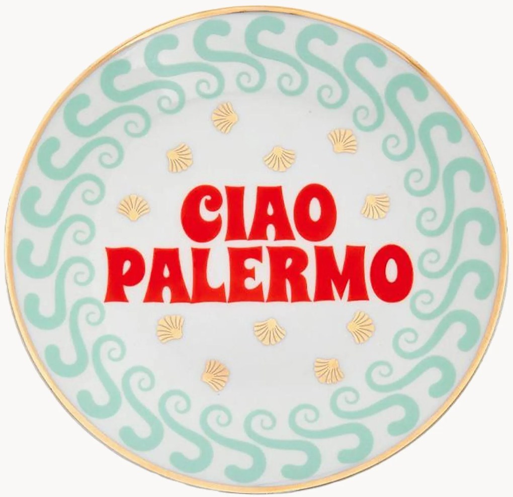 Piatto da dessert in porcellana Palermo