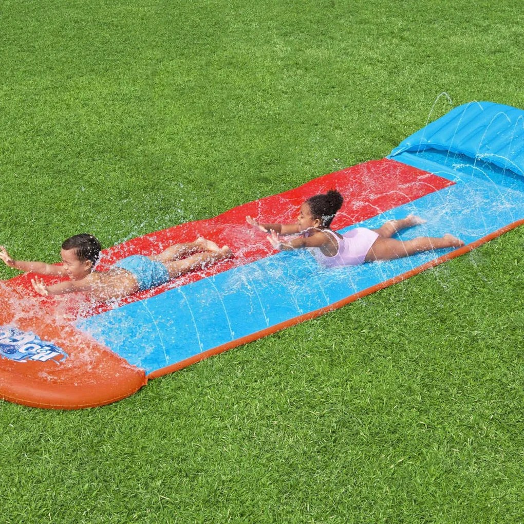 H2ogo Doppio Scivolo Dacqua Tsunami Splash Ramp /