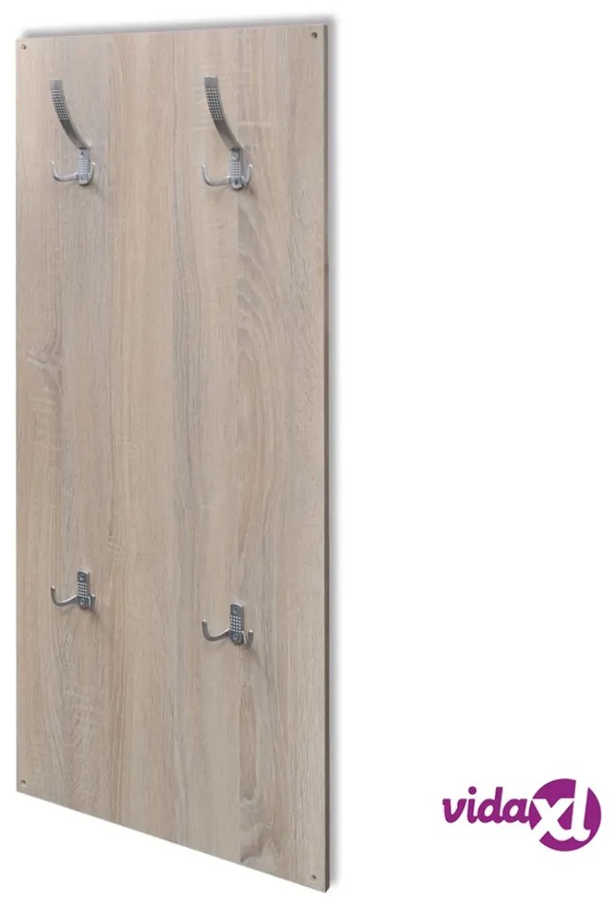 vidaXL Scarpiera in Legno Set 3 in 1 Rovere e Bianco