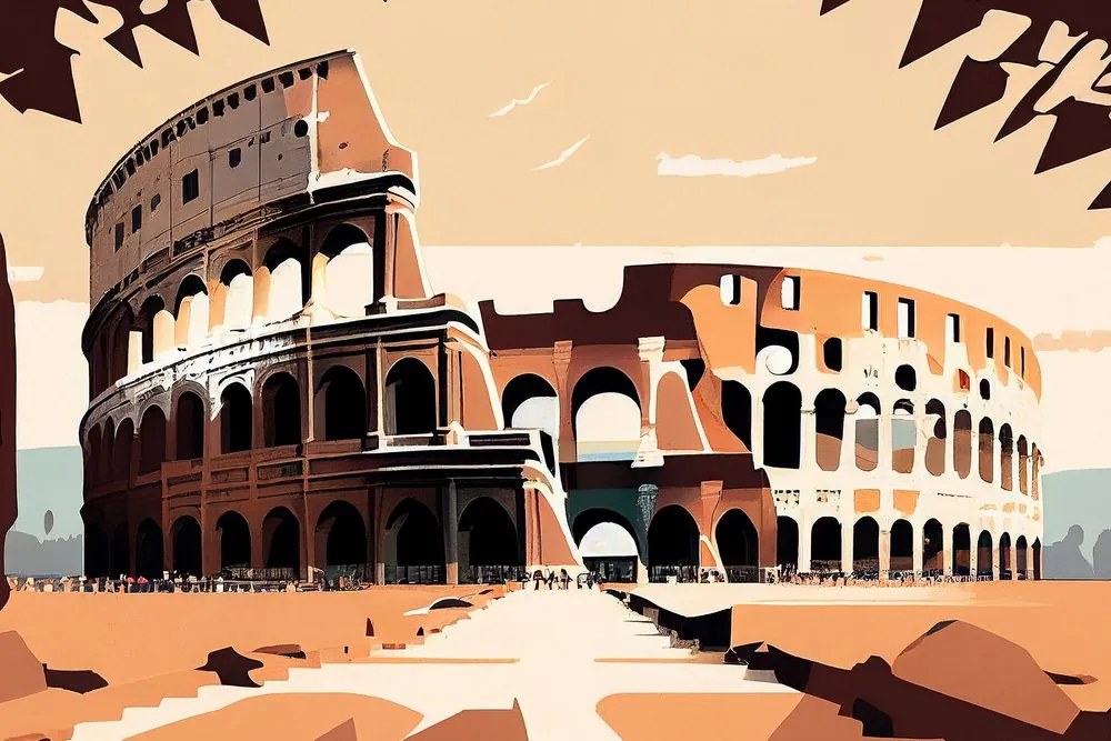 Quadro su tela – Colosseo a Roma