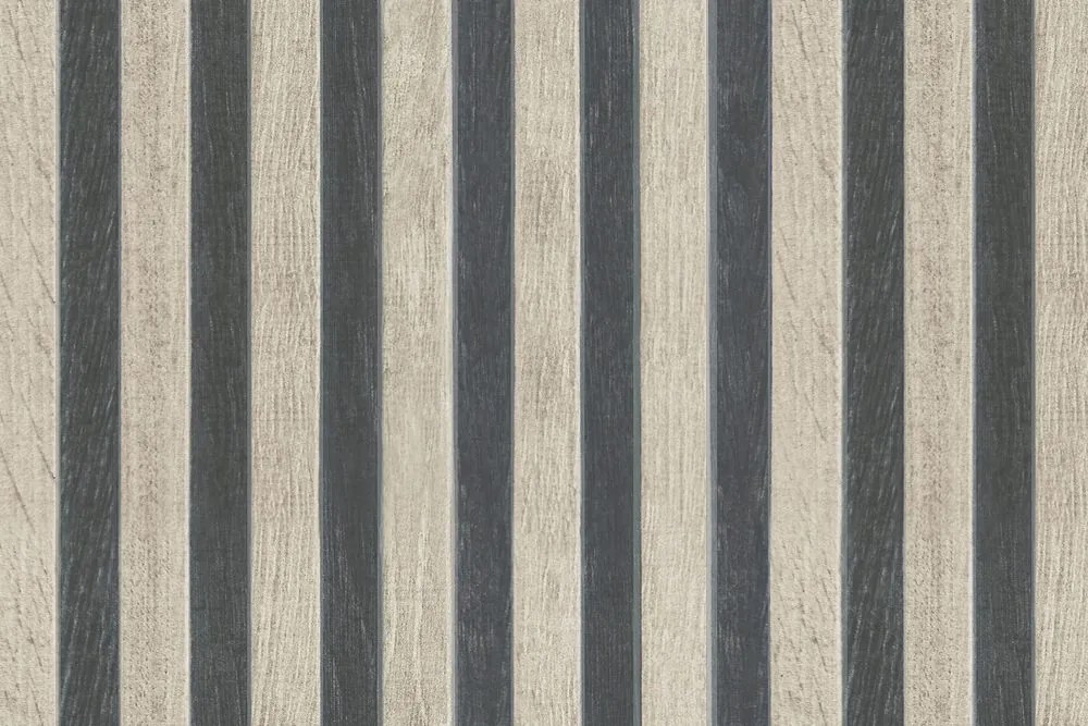 Carta da parati – Imitazione legno con tocco vintage