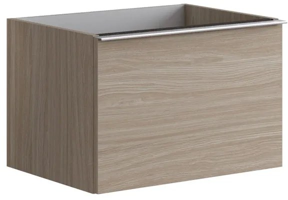 Mobile da bagno sotto lavabo Pixel plain olmo L 60 x H 40 x P 45.5 cm 2 cassetti, lavabo non incluso