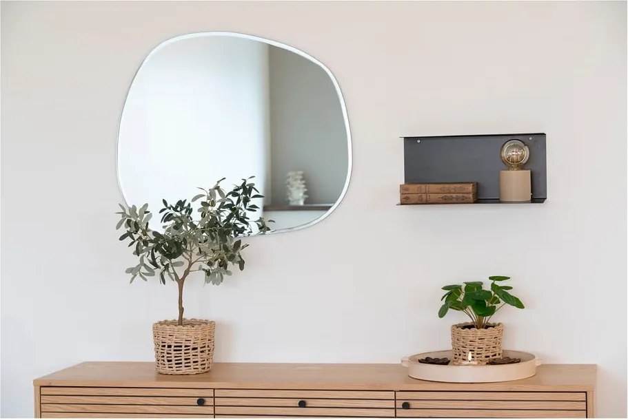 Mensola nera in metallo con ripiani multipli 18 cm Lille – House Nordic