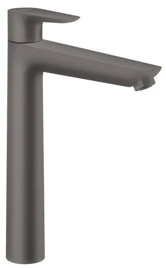 Rubinetto per lavabo getto laminare cristallino Talis E nero spazzolato satinato HANSGROHE H 29.2 cm