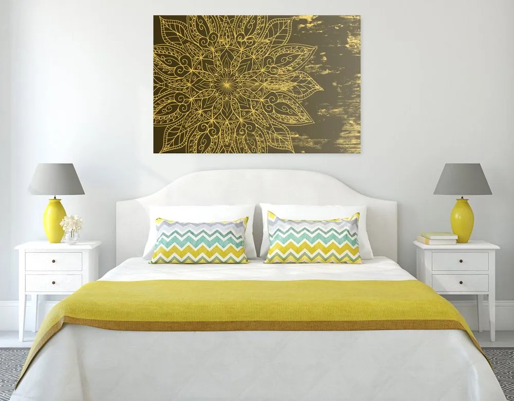 Quadro su tela – Texture Mandala