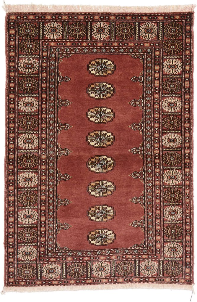 Bokhara Tappeto 100x150 (Pakistan) Annodato A Mano