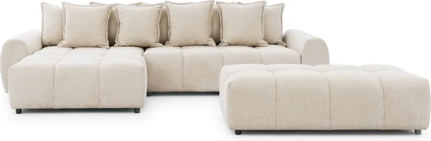 Poggiapiedi beige Albane – Ropez