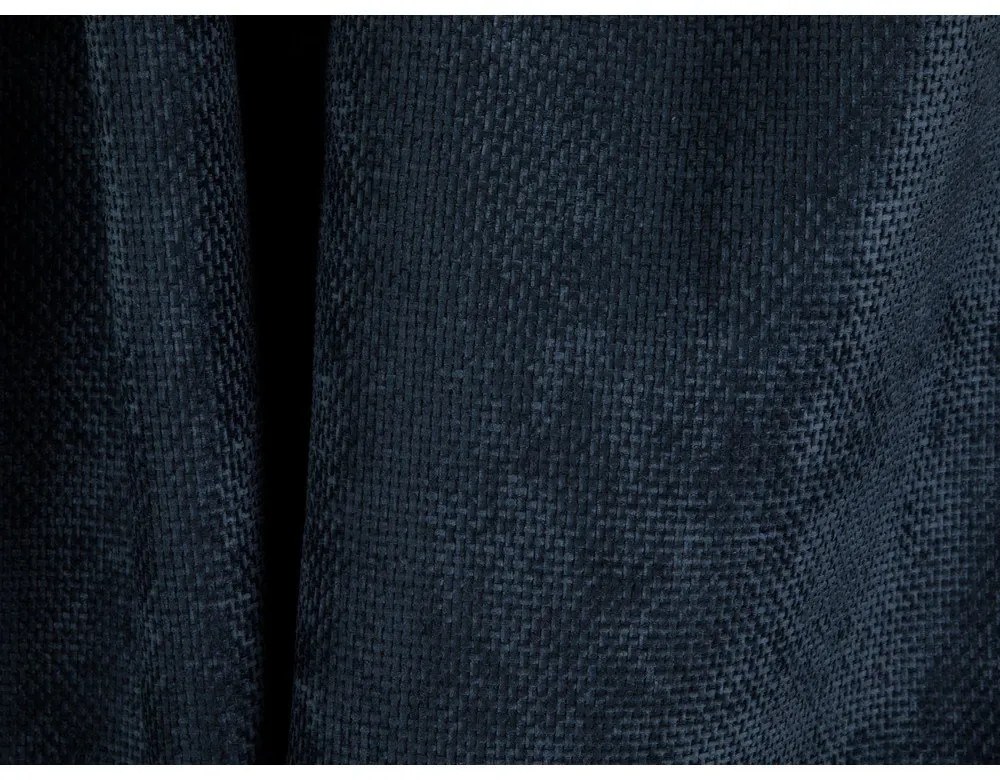 Divano blu scuro allungabile/con contenitore con rivestimento in ciniglia 262 cm Tonale – Cosmopolitan Design