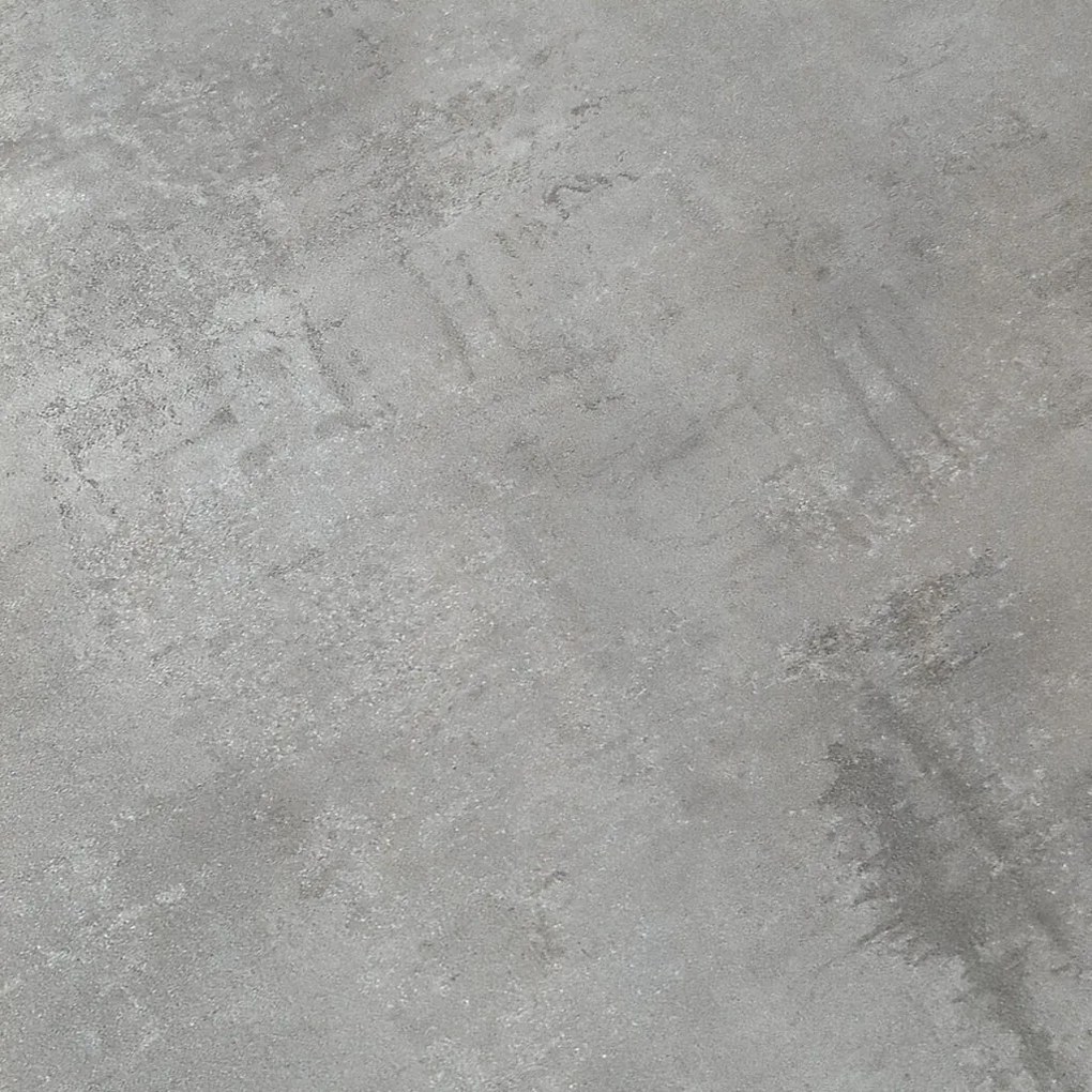 Tavolo TROPEA in legno, finitura grigio cemento e metallo verniciato antracite, allungabile 160×90 cm – 210×90 cm