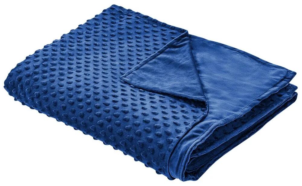 Fodera per coperta ponderata blu marino 120 x 180 cm CALLISTO Beliani