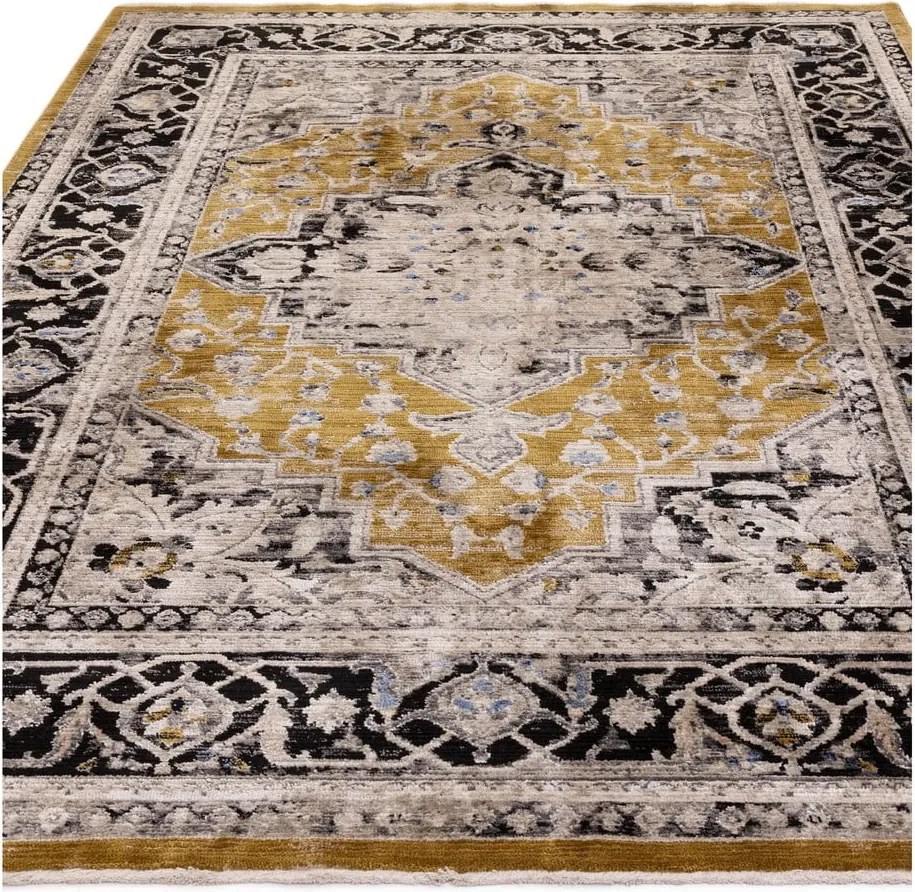 Tappeto giallo ocra 120x166 cm Sovereign - Asiatic Carpets