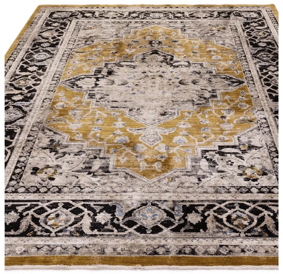 Tappeto giallo ocra 200x290 cm Sovereign - Asiatic Carpets