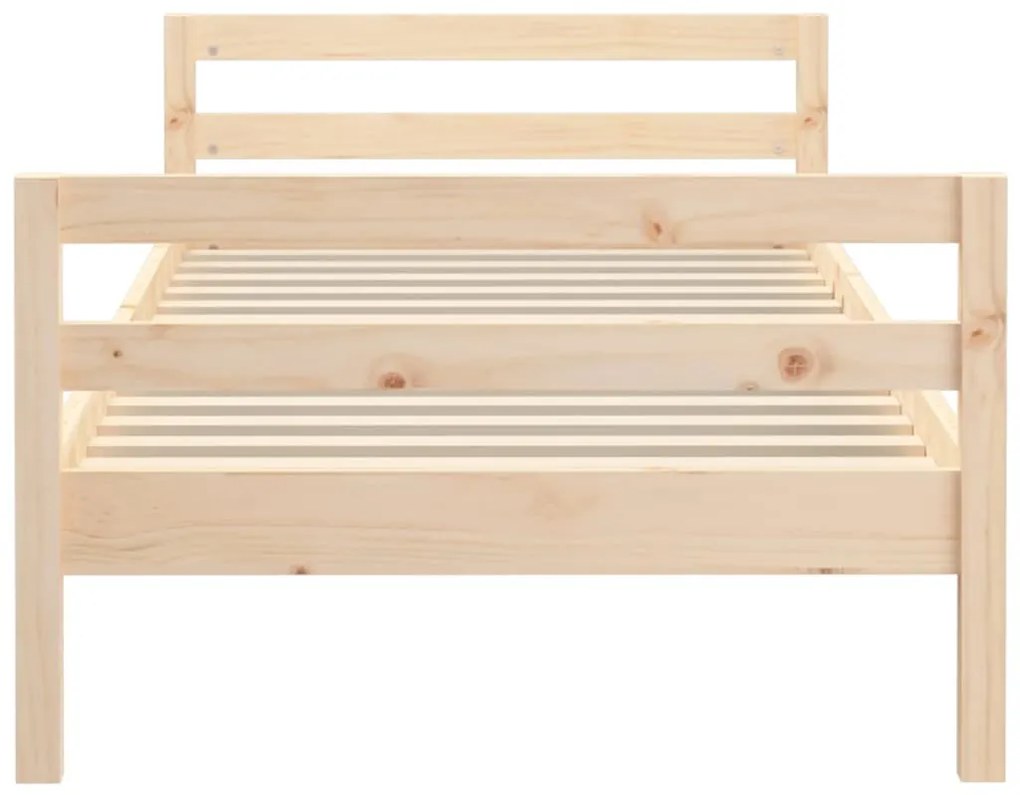 Giroletto 90x200 cm in legno massello di pino