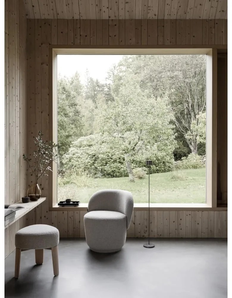 Sgabello beige/naturale Kuon - Blomus