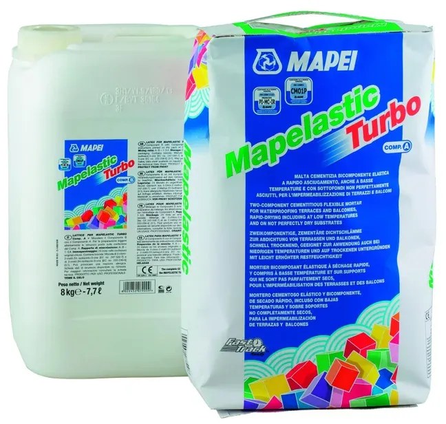 Impermeabilizzante MAPEI Mapelastic turbo A+B 18 kg