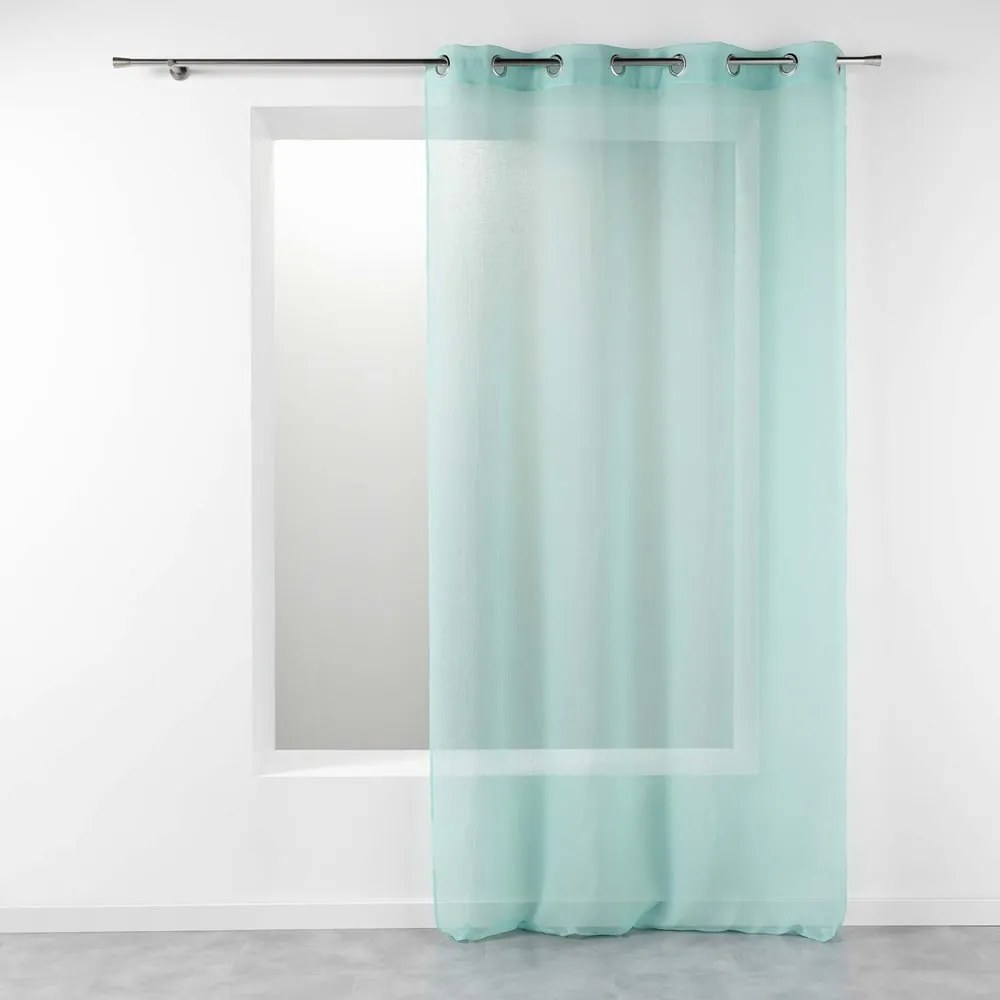 Tenda sottile color menta 140x280 cm Telma – douceur d'intérieur