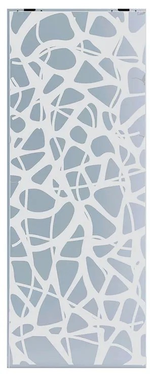 Anta per porta scorrevole esterno muro Stone in vetro serigrafato, L 86 x H 215 cm spessore 10 mm, apertura sinistra