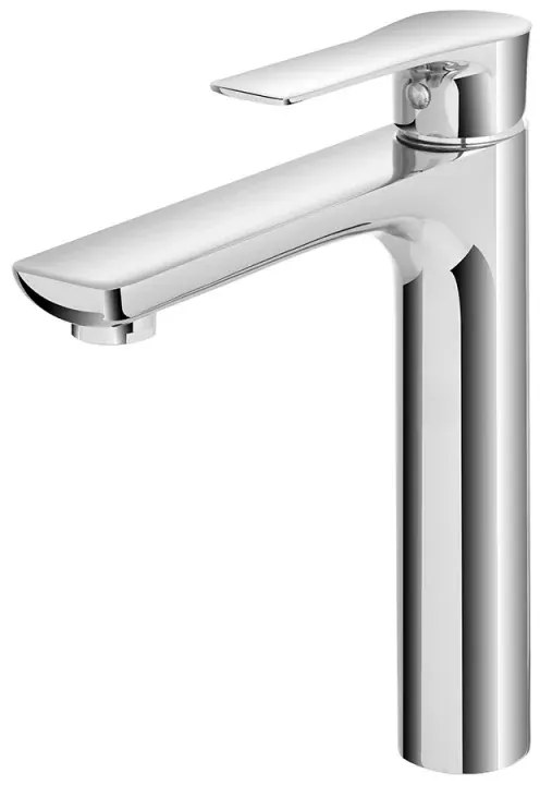 Set miscelatori lavabo alto bidet e doccia con deviatore in ottone Flat