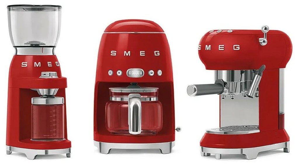 Macinino Elettrico Smeg Cgf01rdeu 150 W Rosso 1 L