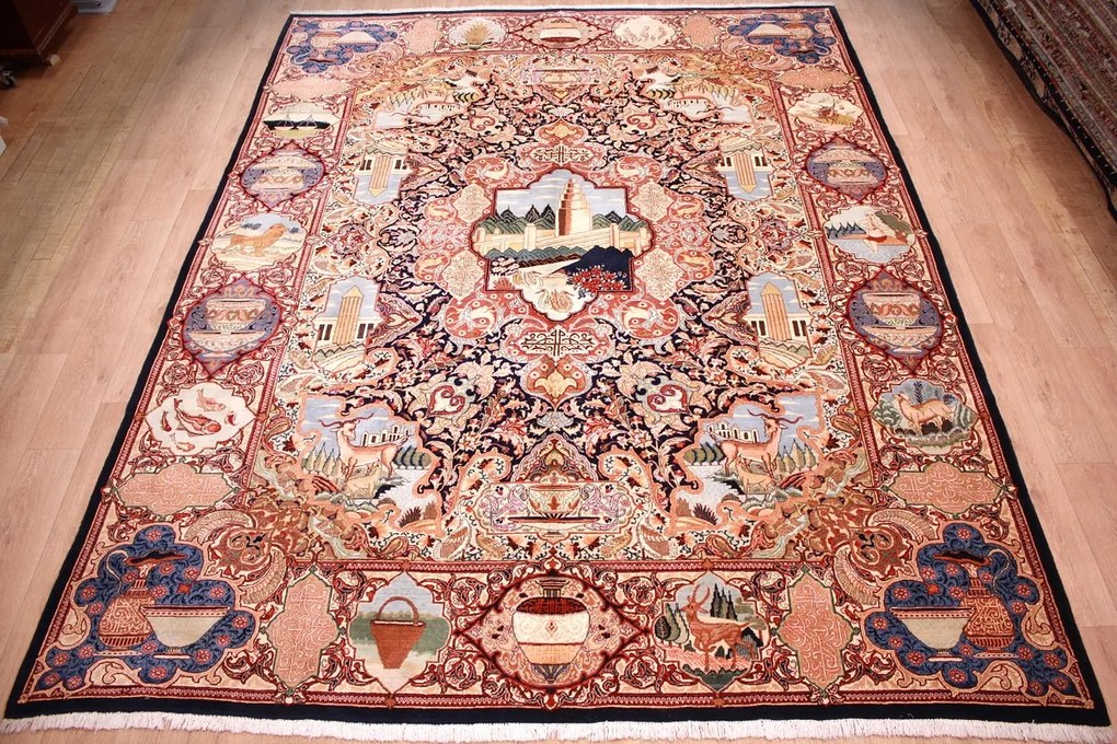 Mashad Tappeto persiano 290 x 380 (Iran) Annodato A Mano