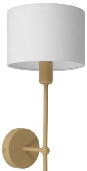 Lampada da parete MADELA 1xE14/40W/230V bianco/beige