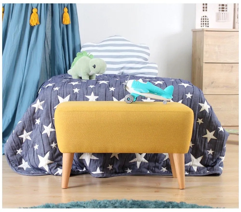 Pouf giallo per bambini Moouv - Artie