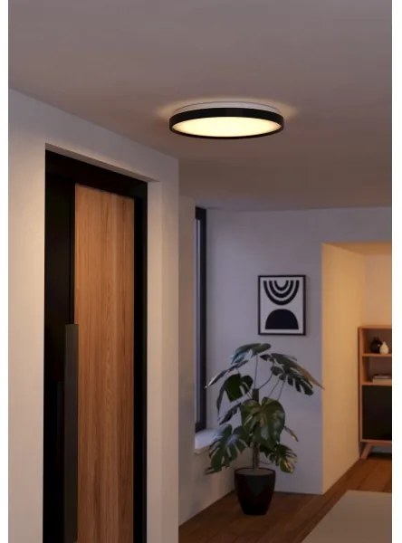 Eglo 300692-LED RGBW St. plafoniera MOZONCILLO-Z LED/28,3W/230V nera + telecomando