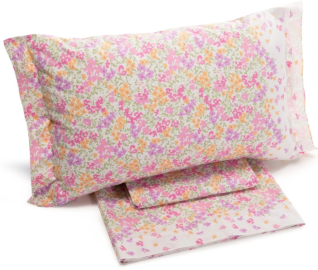 Completo Lenzuola in Cotone Harmony Matrimoniale Caleffi Non