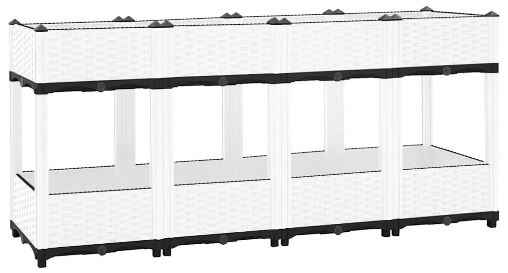 Fioriera Rialzata 160x40x71 Cm İn Polipropilene /