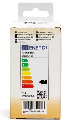 Lampadina LED RGBW dimmerabile A60 E27/12W/230V 2700-6500K Wi-Fi - Aigostar