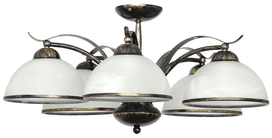 Plafoniera KORFU 5xE27/60W/230V